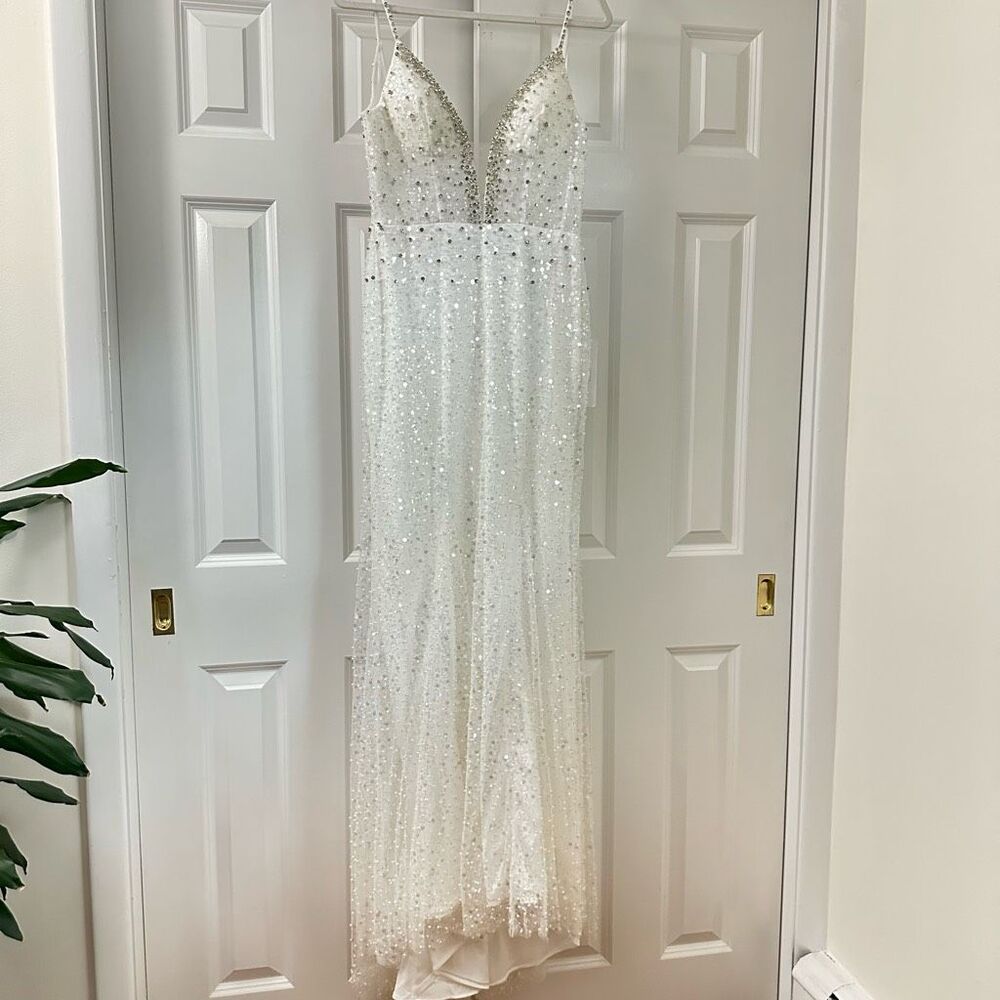 Mac Duggal Embellish Corset Long Formal Dress size4 - Picture 4 of 14